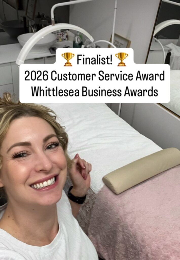 Lashes On Point finalist Whittlesea Business Awards 2026 customer service lash salon Melbourne